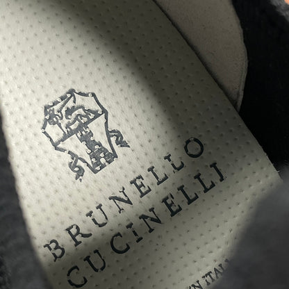 Brunello Cucinelli Cotton Knit Casual Sneakers