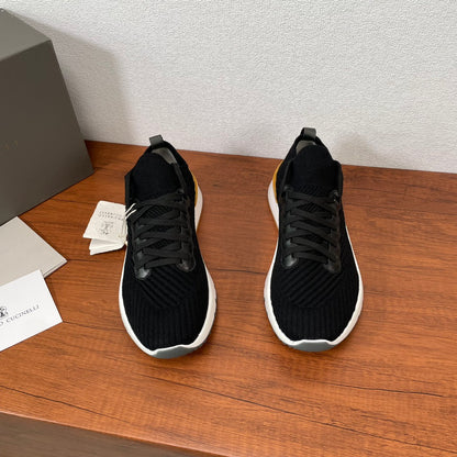 Brunello Cucinelli Cotton Knit Casual Sneakers
