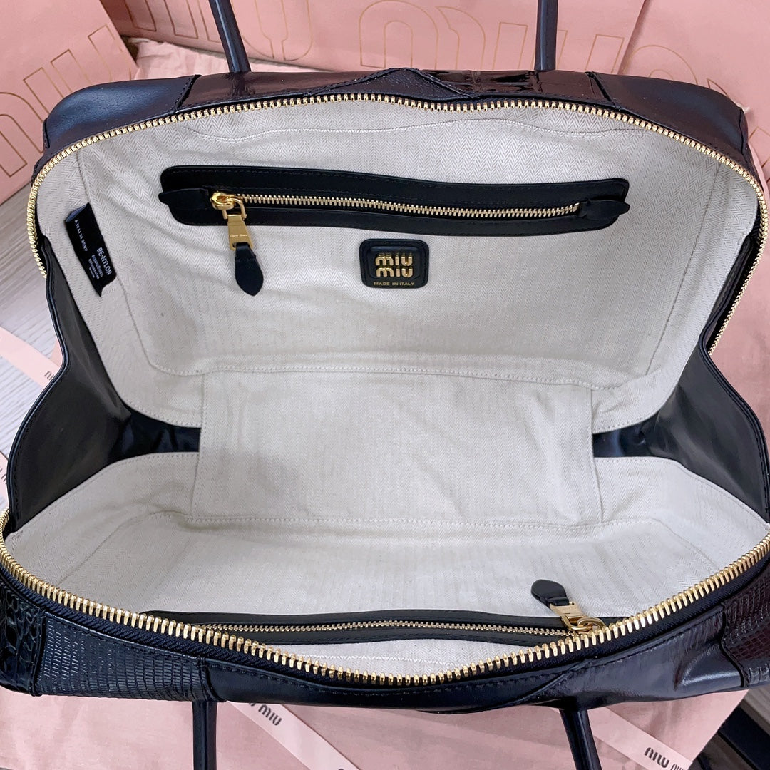 Miu Miu Patchwork Briefcase