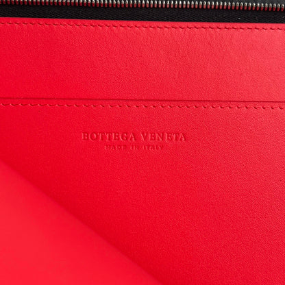 Bottega Veneta Intreccio Half-Zip Clutch Bag 607479