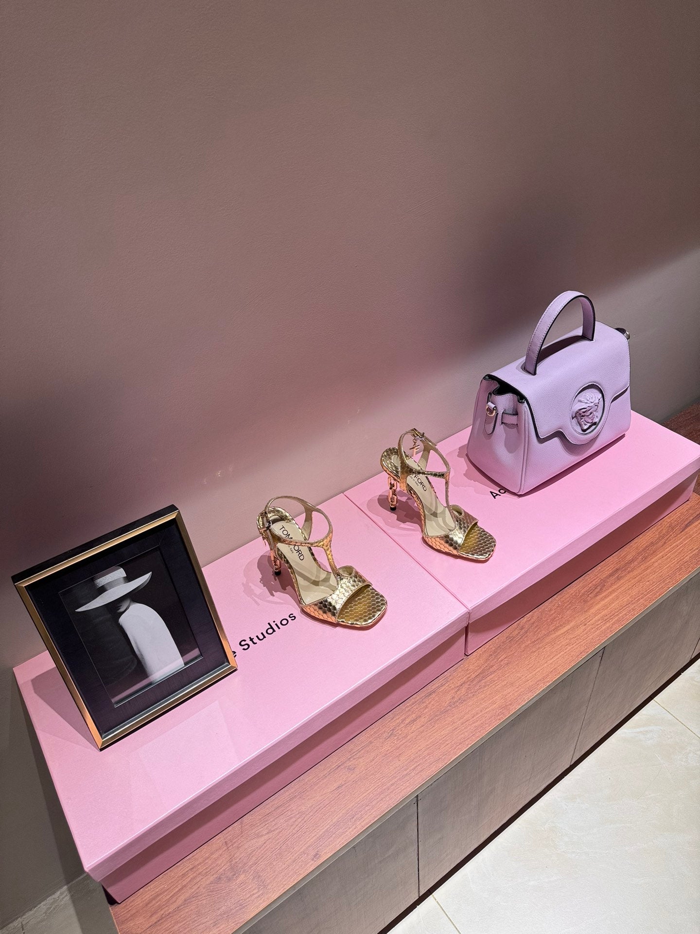 TOM FORD Padlock Heeled Sandals – 24SS Collection