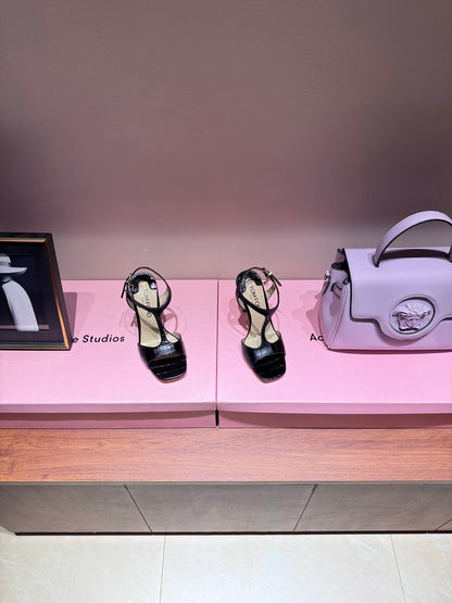 TOM FORD Padlock Heeled Sandals – 24SS Collection