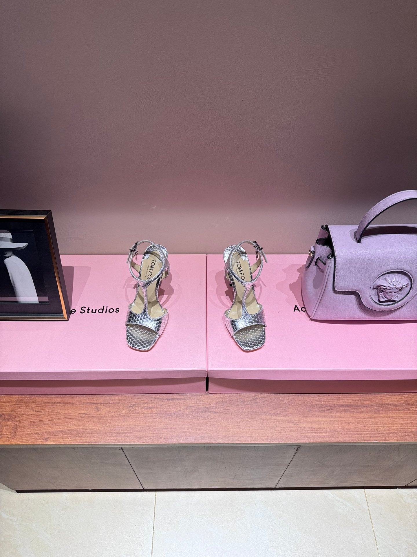 TOM FORD Padlock Heeled Sandals – 24SS Collection