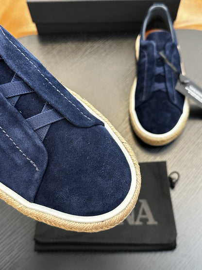 Ermenegildo Zegna Triple Stitch Low-Top Sneakers