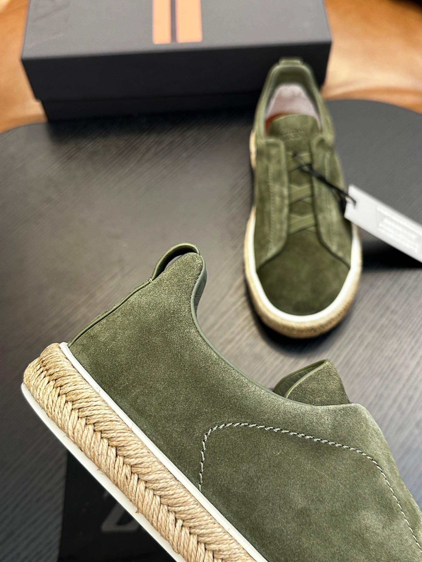 Zegna Triple Stitch Low-Top Sneakers