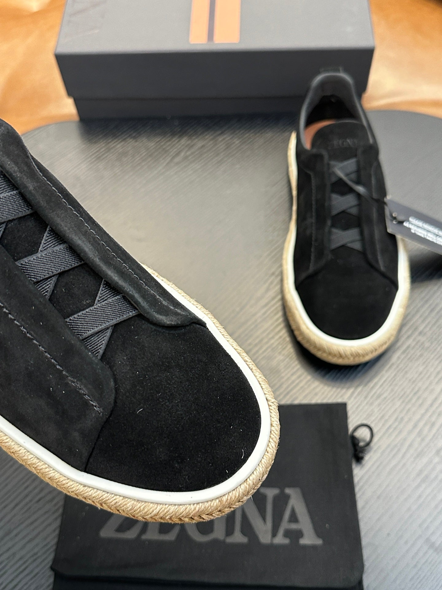 Zegna Triple Stitch Low-Top Sneakers