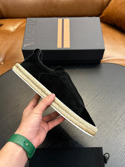 Zegna Triple Stitch Low-Top Sneakers