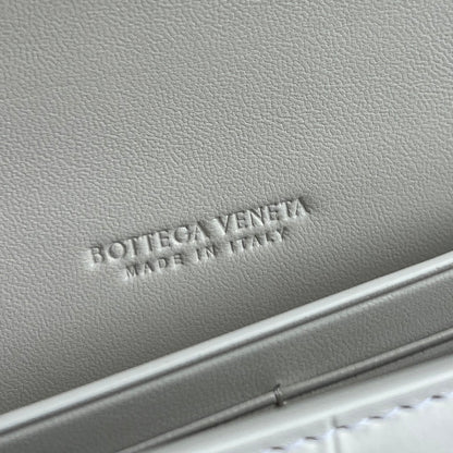 Bottega Veneta Crocodile Embossed Intrecciato Clutch Bag