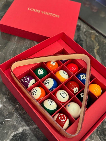 Louis Vuitton Floral Billiard Set