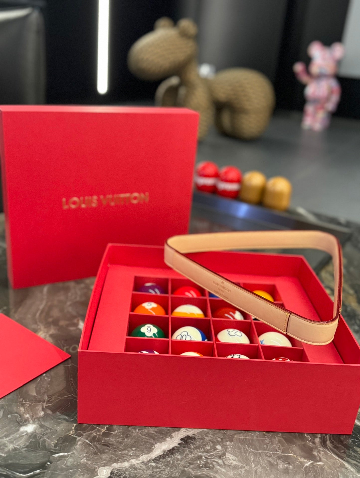 Louis Vuitton Floral Billiard Set