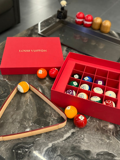 Louis Vuitton Floral Billiard Set