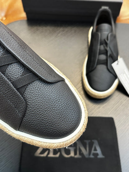 Ermenegildo Zegna Triple Stitch Low-Top Sneakers