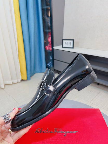 Ferragamo Top-Tier Men's Business Dress Shoes