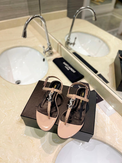 Saint Laurent Beautiful Siren Flat Sandals