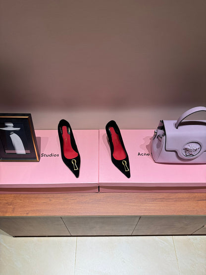 Schiaparelli Irregular Metal Detail Pumps