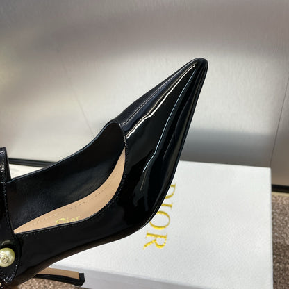 Dior J'Adior Jolie Pearl Pointed-Toe Mules – 2024 Spring/Summer Collection