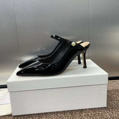 Dior J'Adior Jolie Pearl Pointed-Toe Mules – 2024 Spring/Summer Collection
