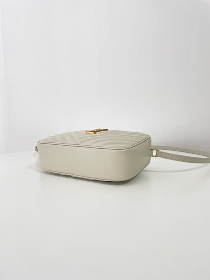 Saint Laurent Monogram Camera Bag – Milky White
