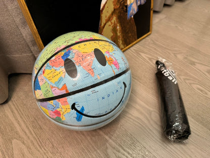 Chinatown Market Globe Smiley Limited Edition Basketball
