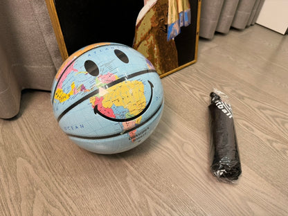 Chinatown Market Globe Smiley Limited Edition Basketball