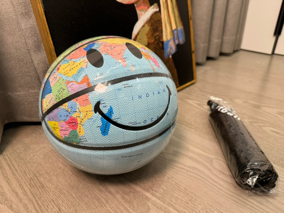 Chinatown Market Globe Smiley Limited Edition Basketball