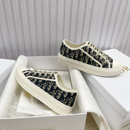 Dior Embroidered Flat Sport Sneakers
