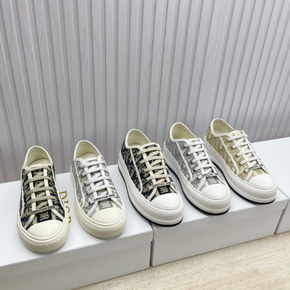 Dior Embroidered Flat Sport Sneakers