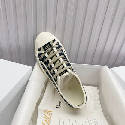 Dior Embroidered Flat Sport Sneakers
