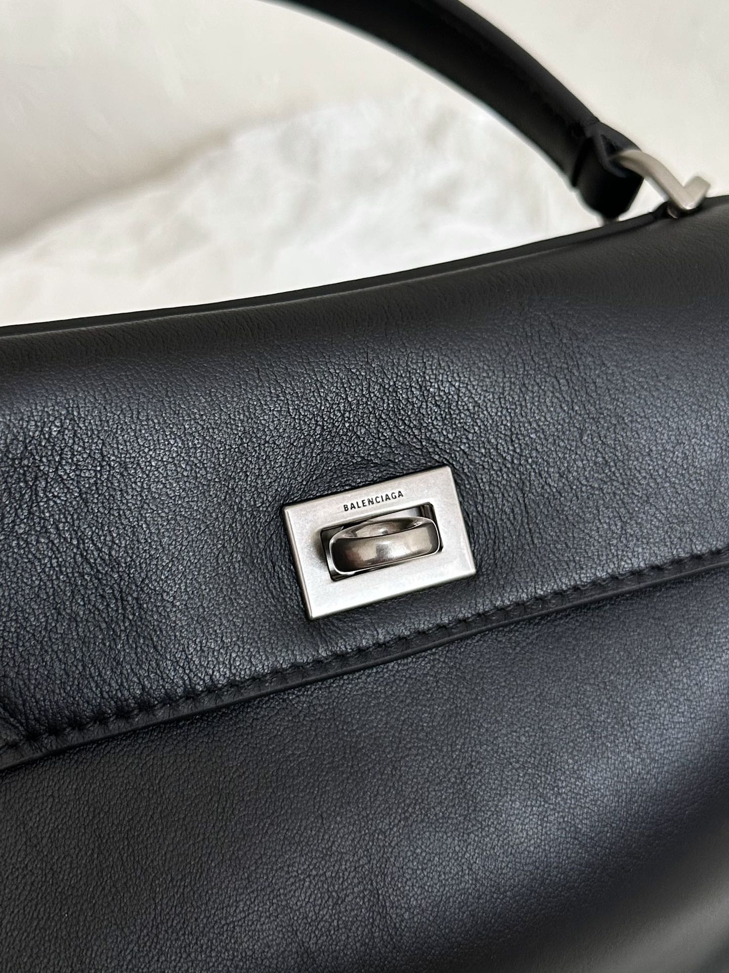 Balenciaga Rodeo Leather Handbag