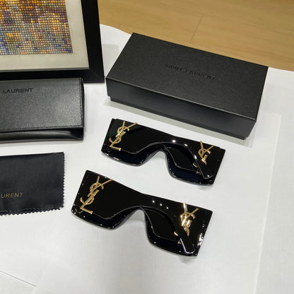 Saint Laurent Large Logo Sunglasses