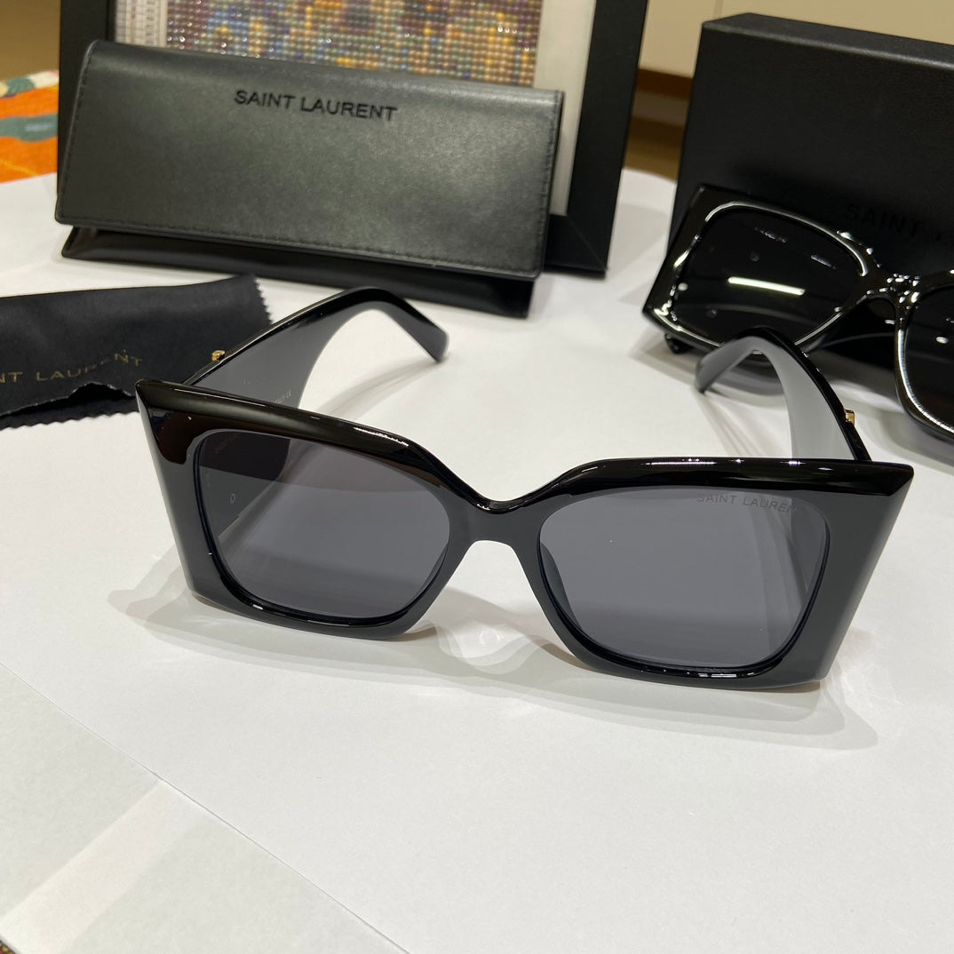 Saint Laurent Large Logo Sunglasses