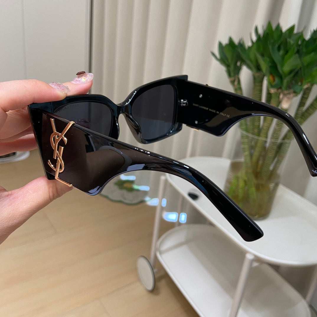 Saint Laurent Large Logo Sunglasses
