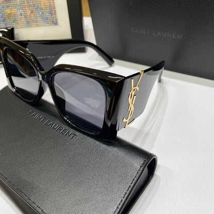 Saint Laurent Large Logo Sunglasses
