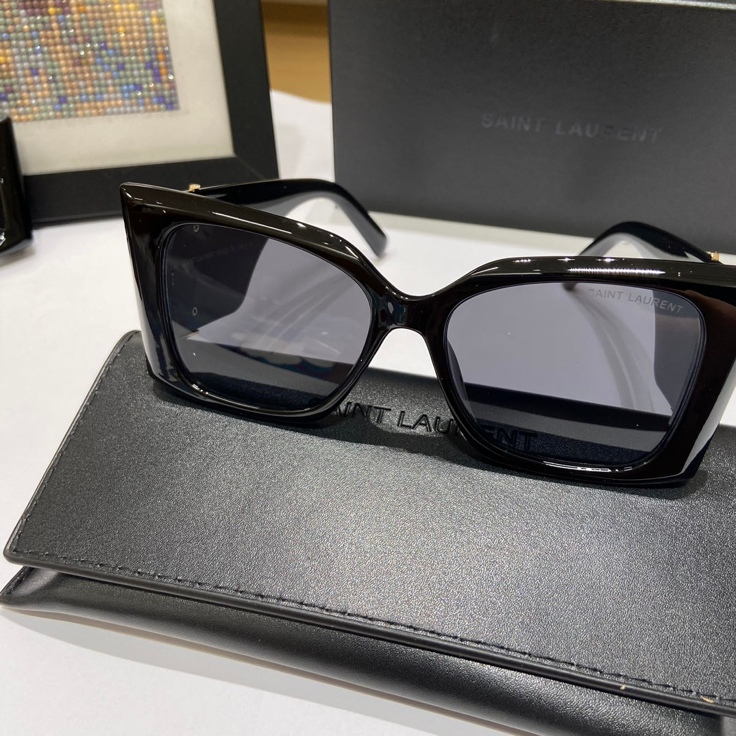 Saint Laurent Large Logo Sunglasses