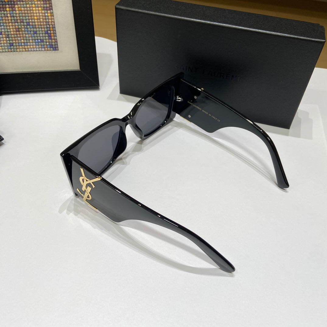 Saint Laurent Large Logo Sunglasses