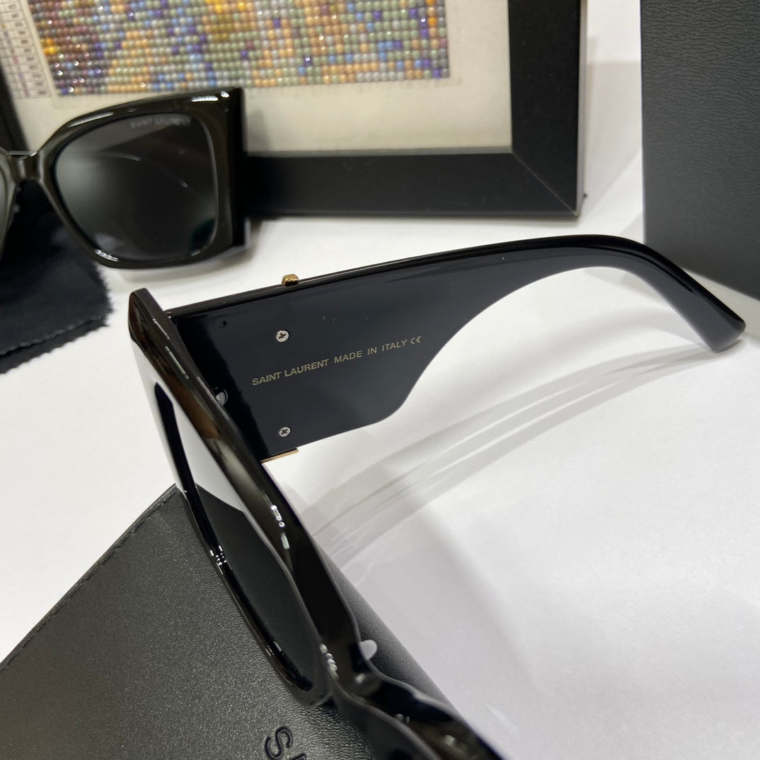 Saint Laurent Large Logo Sunglasses