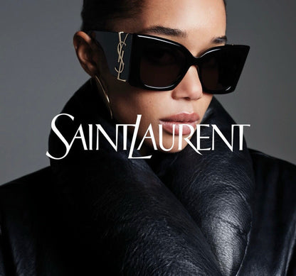 Saint Laurent Large Logo Sunglasses