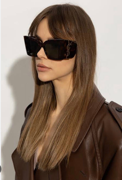Saint Laurent Large Logo Sunglasses