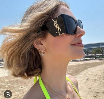 Saint Laurent Large Logo Sunglasses