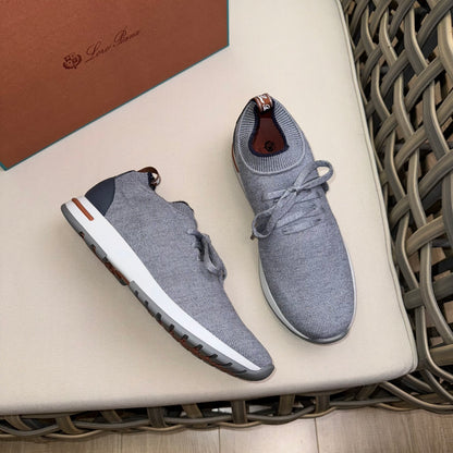 Loro Piana Flexy Walk Wool Knit Sneakers