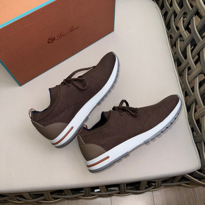 Loro Piana Flexy Walk Wool Knit Sneakers