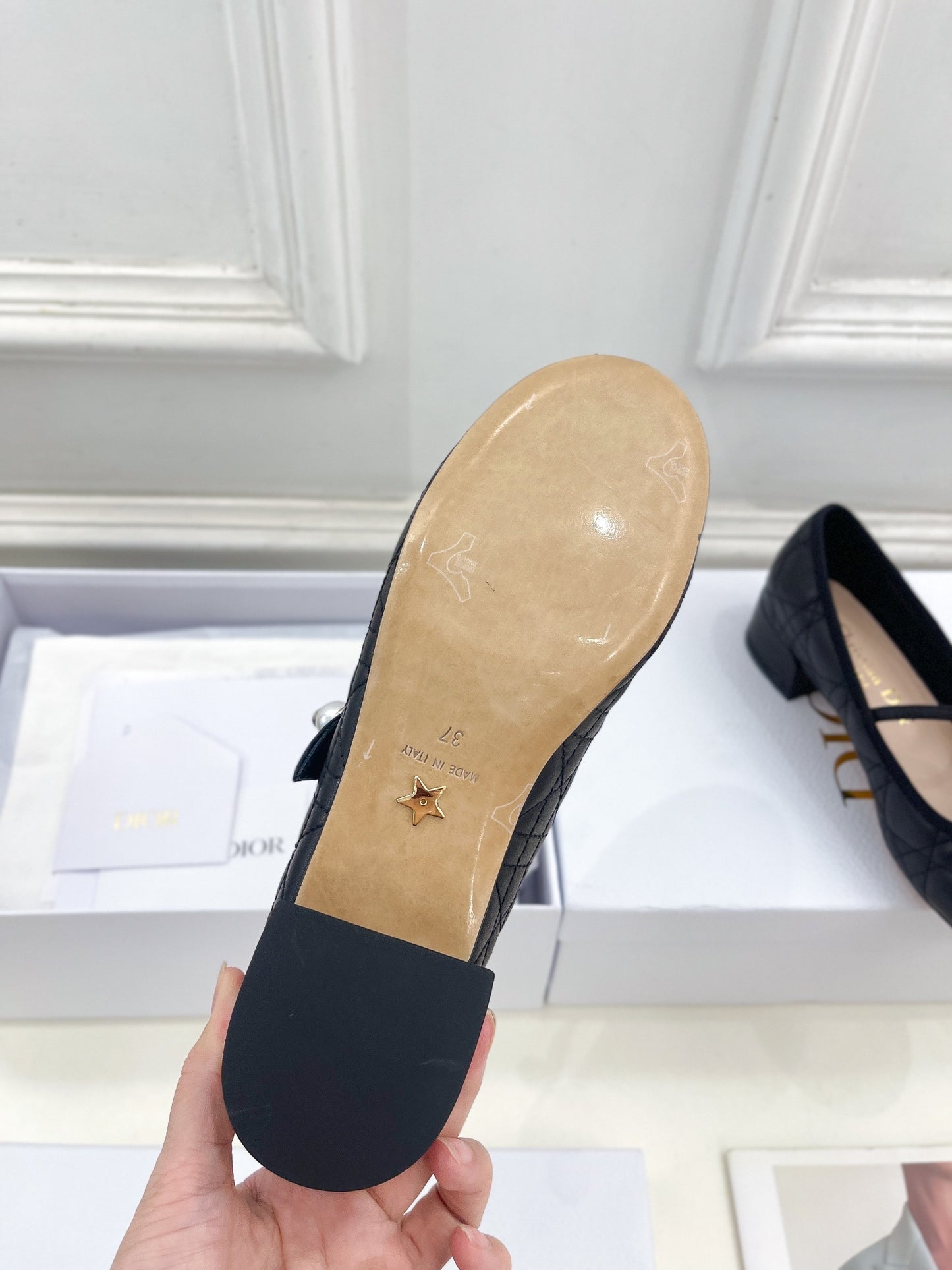 Dior Cannage Pearl Ballet Pumps – 2024 Early Spring Collection