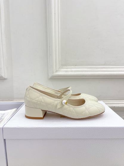 Dior Cannage Pearl Ballet Pumps – 2024 Early Spring Collection