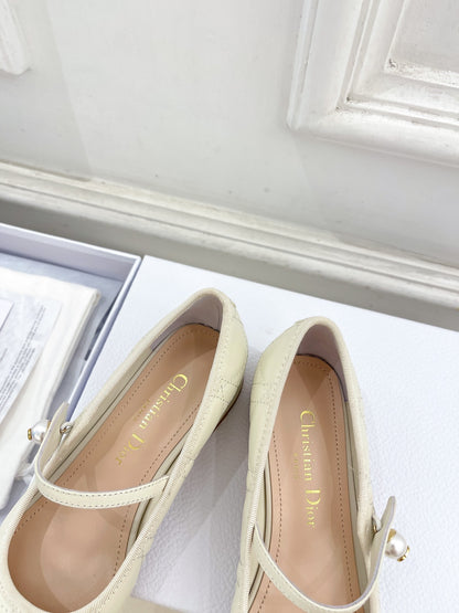 Dior Cannage Pearl Ballet Pumps – 2024 Early Spring Collection
