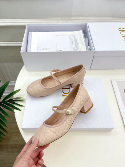 Dior Cannage Pearl Ballet Pumps – 2024 Early Spring Collection