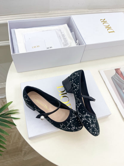 Dior Cannage Pearl Ballet Pumps – 2024 Early Spring Collection