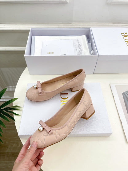 Dior Cannage Pearl Ballet Pumps – 2024 Spring/Summer Collection