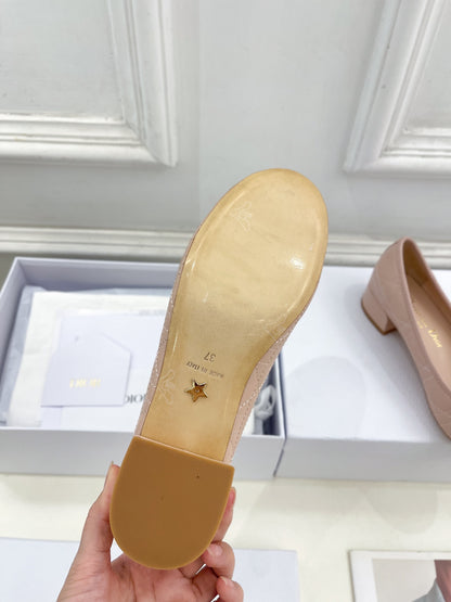 Dior Cannage Pearl Ballet Pumps – 2024 Spring/Summer Collection