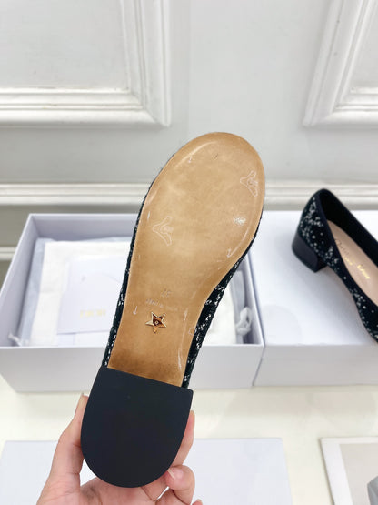 Dior Cannage Pearl Ballet Pumps – 2024 Early Spring Collection