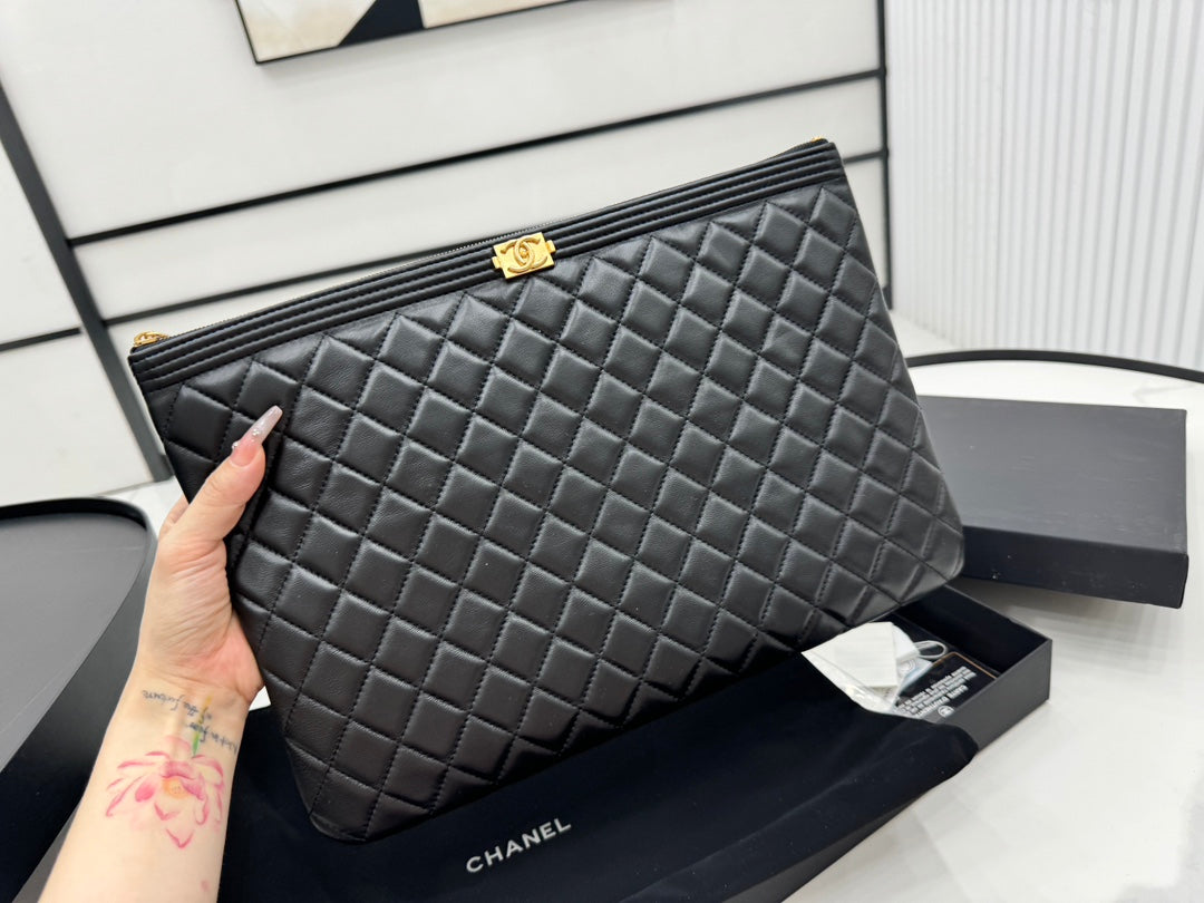 Chanel Classic Boy Clutch Bag